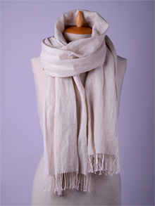 ILLANGO FASHION, HANDWOVEN SCARVES, linen scarf
